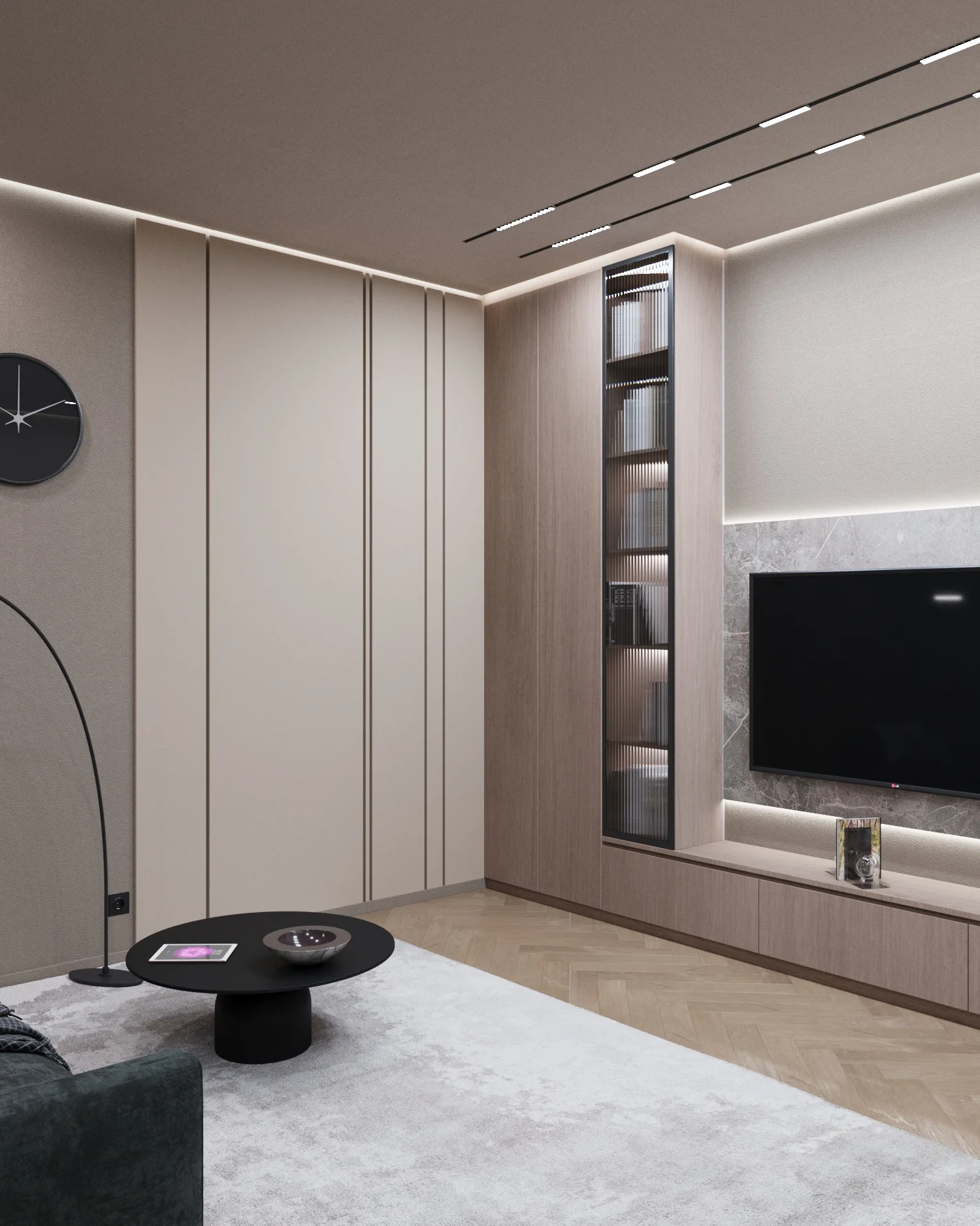 Квартира под сдачу - хай-тек - гостиная 6